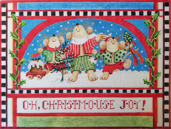 Hand-painted needlepoint canvas LG-30