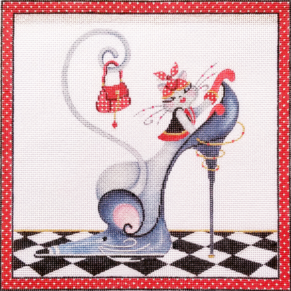 Hand-painted needlepoint canvas MR-05