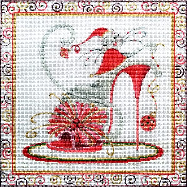 Hand-painted needlepoint canvas MR-06