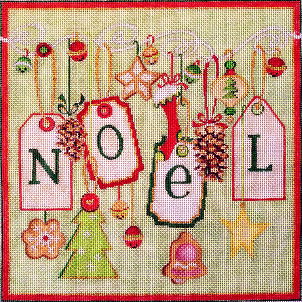 Hand-painted needlepoint canvas SJ-04