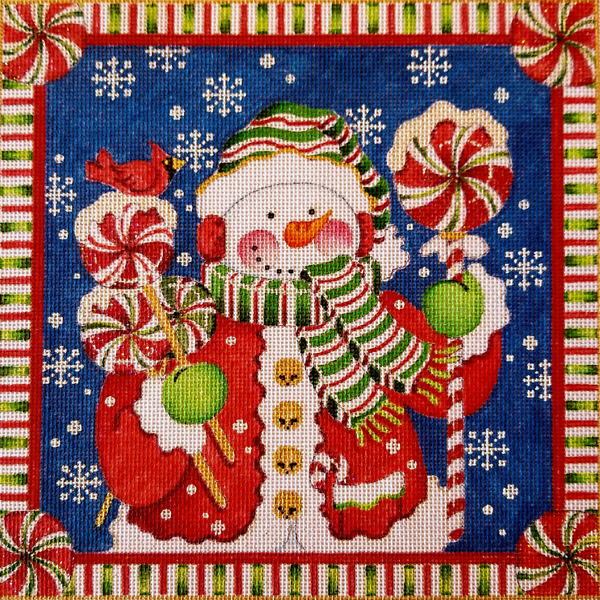 Hand-painted needlepoint canvas SJ-05