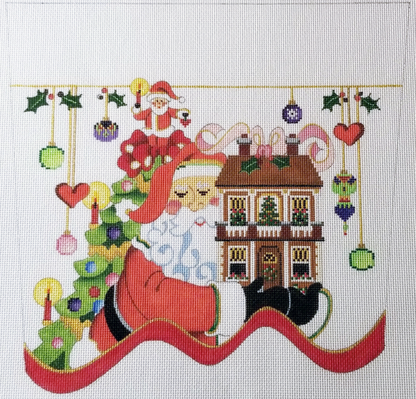 Hand-painted needlepoint canvas CSC-111