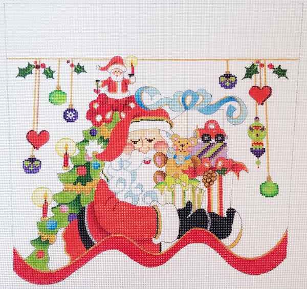 Hand-painted needlepoint canvas CSC-112