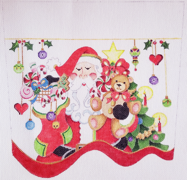 Hand-painted needlepoint canvas CSC-113