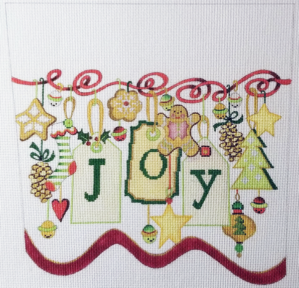 Hand-painted needlepoint canvas CSC-116