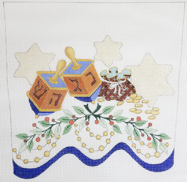 Hand-painted needlepoint canvas HSC-02