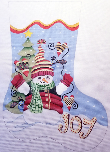 Hand-painted needlepoint canvas CS-3001