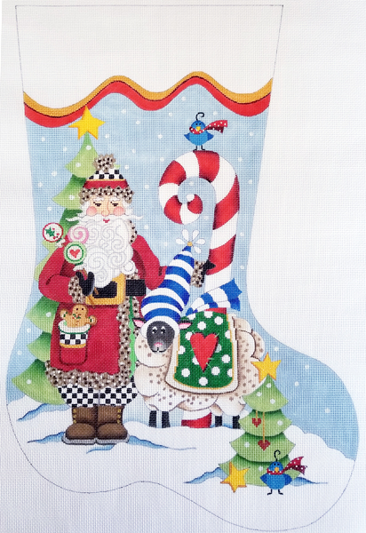 Hand-painted needlepoint canvas JL-15