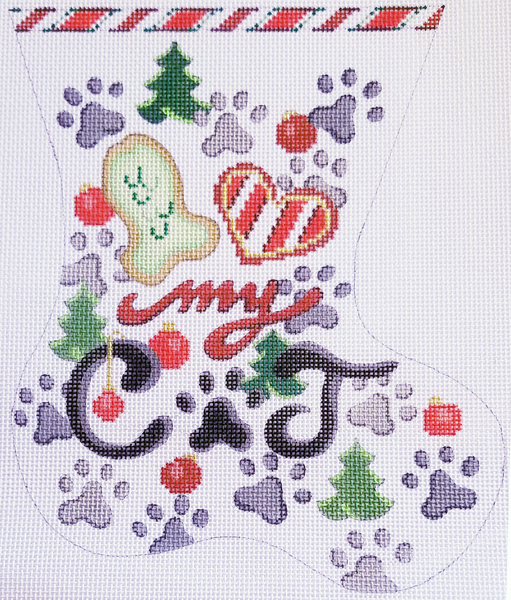 Hand-painted needlepoint canvas RR-25