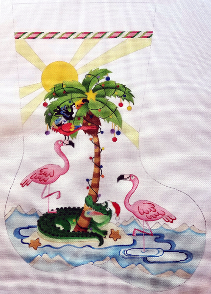 Hand-painted needlepoint canvas TH-01