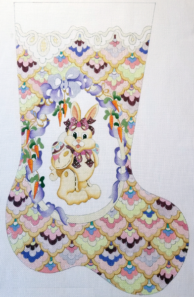 Hand-painted needlepoint canvas ES-334