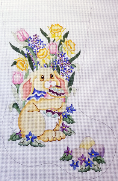 Hand-painted needlepoint canvas ES-371