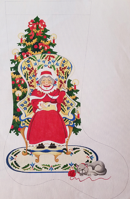 Hand-painted needlepoint canvas CS-202
